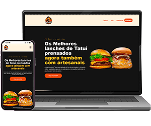 site de hamburgueria em tatui